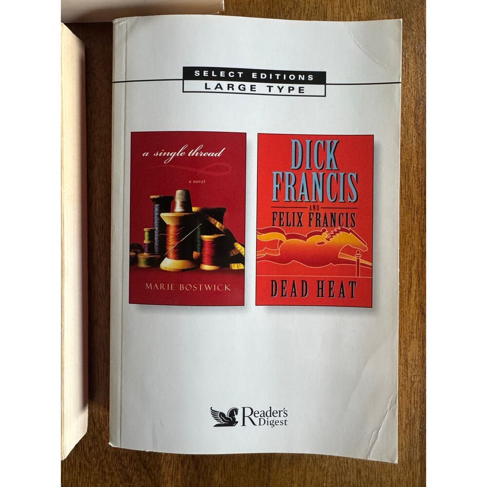 Reader’s Digest Large Print Books Lot 3 Patterson Clark Francis 2009 Large Type - Picture 3 of 8